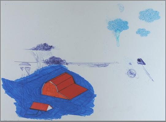 קתרינה, 2008, טושים על נייר, 50 x‏ 40 ס"מ